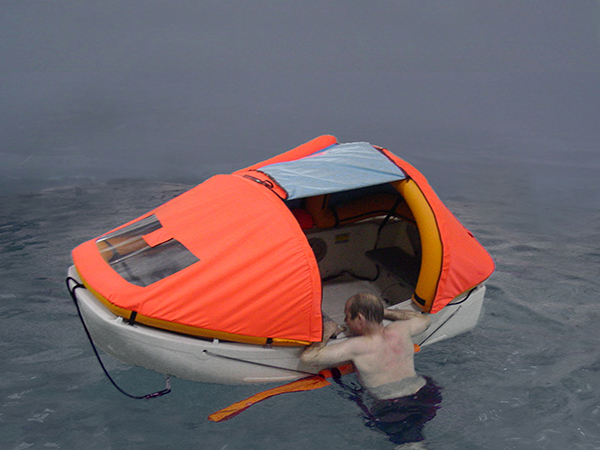 dinghy and sailboat